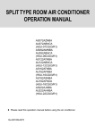 Haier AU182AFNDA Air Conditioner User Manual