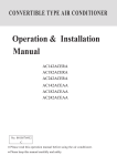 Haier AC242ACEAA Air Conditioner User Manual