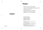 Haier 0090504932V Flat Panel Television User Manual