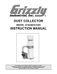 Grizzly G1028Z/G1029 Dust Collector User Manual