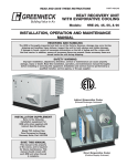 Greenheck Fan 55 Patio Heater User Manual