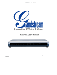 Grandstream Networks GXE502X IP Phone User Manual