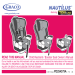 Graco PD254379A Car Seat User Manual