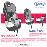 Graco PD247333A Car Seat User Manual