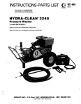 Graco Inc. 3245 Pressure Washer User Manual