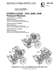 Graco Inc. 308-530 Pressure Washer User Manual