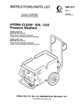 Graco Inc. 308-517 Pressure Washer User Manual