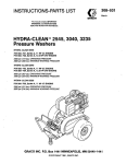 Graco Inc. 2545 Pressure Washer User Manual