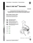 Graco Inc. 240381 Paint Sprayer User Manual