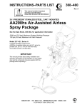 Graco Inc. 237-421 Paint Sprayer User Manual
