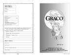 Graco 6888 Stroller User Manual