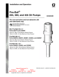 Graco 225 Wheelchair User Manual