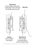 GPX ML763R MP3 Player User Manual