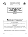 Goodman Mfg AMV8 Furnace User Manual