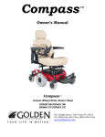 Golden Technologies GP601 CC Mobility Aid User Manual