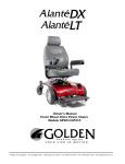 Golden Technologies GP204 Wheelchair User Manual