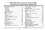 GMC 2006 GMC Envoy Automobile User Manual