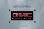 GMC 2000 Automobile User Manual