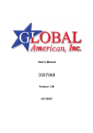 Global Upholstery Co. 3307568 Computer Hardware User Manual