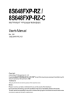 Gigabyte 8S648FXP-RZ-C Computer Hardware User Manual