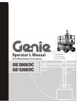 Genie GS-2668 DC Utility Vehicle User Manual