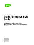 Genie 7110 Garage Door Opener User Manual