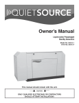 Generac Power Systems 005012-1 Portable Generator User Manual