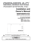 Generac 04389-1, 04456-1, 04390-1 Portable Generator User Manual