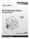 Generac 005802-0 Portable Generator User Manual