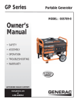 Generac 005789-0 Portable Generator User Manual