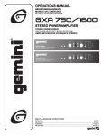 Gemini CDX-2200 Car Stereo System User Manual
