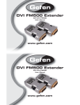 Gefen DVI FM500 Switch User Manual