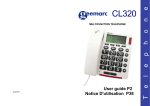 Geemarc CL320 Telephone User Manual