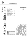 GE AER05 Air Conditioner User Manual