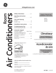 GE AEL05 Air Conditioner User Manual