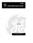 GE A950SL Digital Camera User Manual