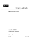 GE 90-30/20/Micro Universal Remote User Manual