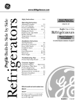 GE 42 Refrigerator User Manual