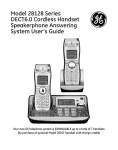 GE 28128xx3 Cordless Telephone User Manual