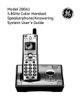GE 28041 Cordless Telephone User Manual