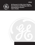 GE 27944 Cordless Telephone User Manual