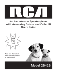 GE 25425 Intercom System User Manual