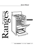 GE 164D3333P185-1 Range User Manual