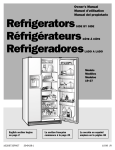 GE 162D6733P007 Refrigerator User Manual