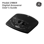 GE 16043750 Telephone User Manual