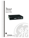 GE 0150-0255C VCR User Manual