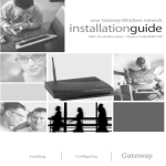 Gateway WBR-100 Network Router User Manual