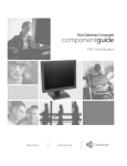 Gateway FHD2402 Computer Monitor User Manual