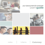 Gateway 820 LTO Network Card User Manual
