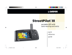 Garmin StrettPilot III GPS Receiver User Manual